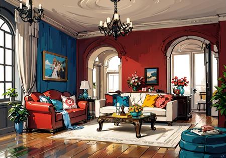192234-4012120115-_lora_room_0.6_,room,trees,red wall,white ground,blue sofa.png